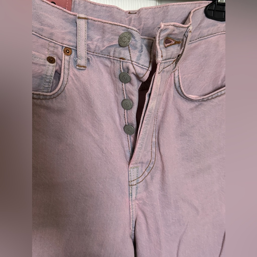 Acne Studios high rise Pink Washed Jeans - Picture 4 of 12